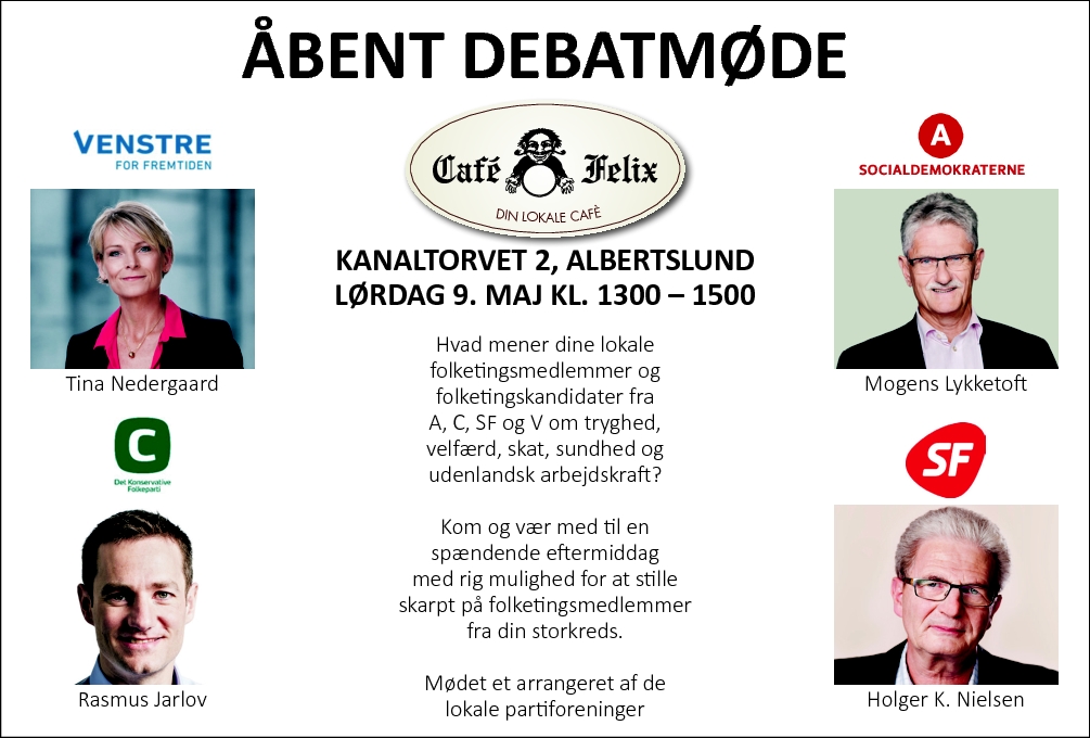 Debatmøde Albertslund 9 maj 2015
